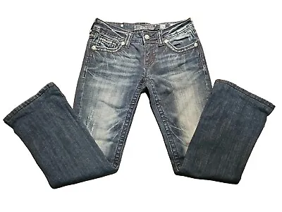 Miss Me JEANS Distressed Size 26 Boot Cut • $42.90