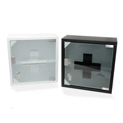Medicine Cabinet First Aid Cabinet Medication Cabinet Home Pharmacy Wall Cabinet • £17.29