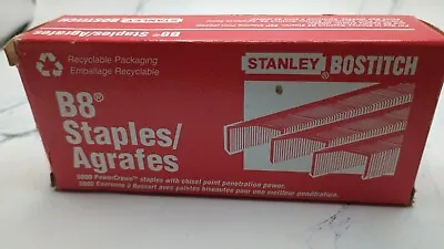 Stanley Bostitch B8 Staples 5000 Power Crown Staples Used 85%+ • $8.50