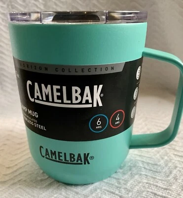 $16.99 • Buy Camelbak Horizon Vacuum Insulated Stainless Steel Camp Mug - 12 Oz. - Aqua
