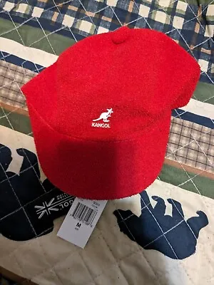 Kids Kangol Bermuda Spacecap Size Medium Red K3289KK • $19.99