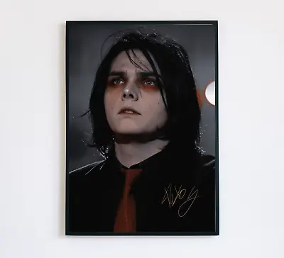 Gerard Way My Chemical Romance Lead Singer Signed Autograph Print A5 A4 • $6.31