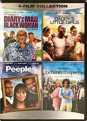 Tyler Perry 4 Film Collection DVD - Diary Of A Mad Blackwoman (Madea)  D - GOOD • $8.92