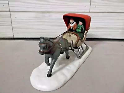 Department 56 Heritage Village Collection One Horse Open Sleigh 59820. • $9.99