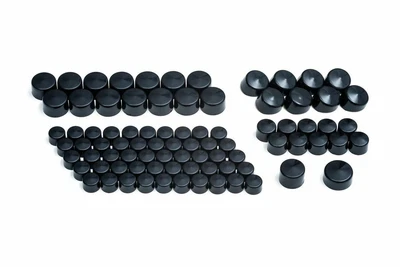 $64.95 • Buy Kuryakyn Gloss Black Kool Kaps Hot Bolt Covers Toppers Harley M8 Touring Softail