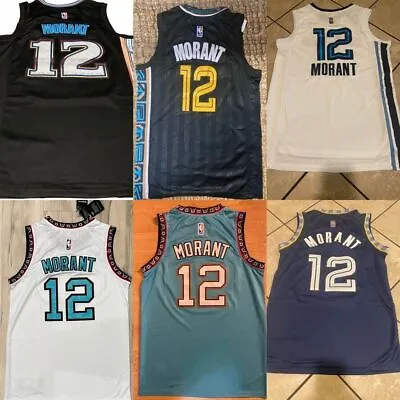 Ja Morant #12 Memphis Vancouver Grizzlies Throwback Stitched Jersey • $29.98