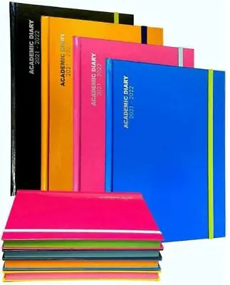 Tallon A5 Day Per Page Academic Mid-Year Student Diary - Orange/Purple • £30