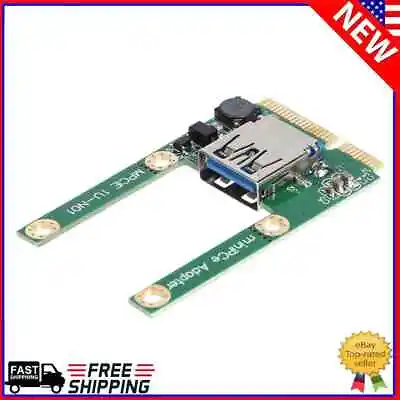 Mini PCI-E To USB3.0 PCI Express Card PCI-E To USB 3.0 Expansion Card • $6.69