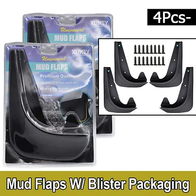4PCS Car Mud Flaps Splash Guards For Front Or Rear Auto Accessories Universal AA • $13.95