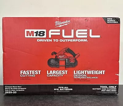 Milwaukee 2829-20 M18 FUEL Lightweight Compact Cordless Band Saw - Bare Tool • $235