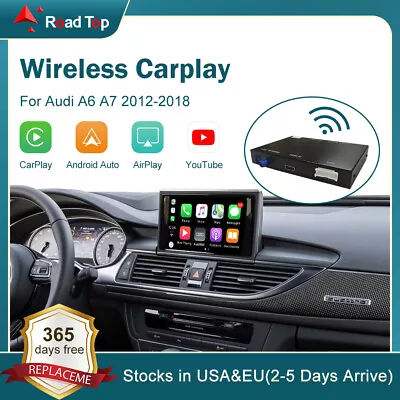 Wireless Carplay Android Auto Navi Retrofit Kits For Audi A6 A7 2012-2016 MMI 3G • $239