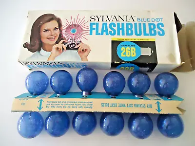 Sylvania Blue Dot 26b Flashbulbs 12 Bulbs Mint In Box • $8.24