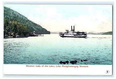 Steamer Lady Of The Lake Lake Memphremagog Vermont VT • $12.50