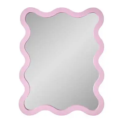 Wavy Framed Mirror Lavender - 22  X 28  • $37.93