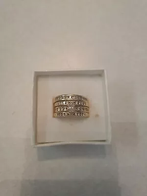 $750 • Buy Womens Yellow Gold Marquise Diamond  Engagement Wedding Ring Band Bridal Set 
