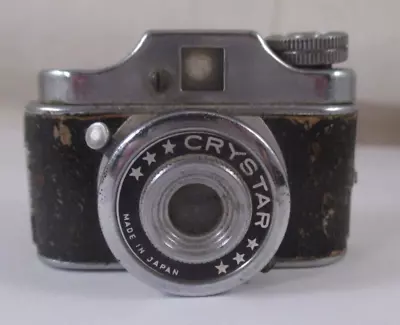 Vintage CRYSTAR JAPAN MINIATURE SPY CAMERA W/FILM JAPAN • $19.99