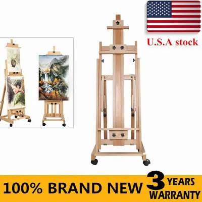 Pro Foldable H Frame Artist Easel Height Adjustable Painting Floor Easel Stand • $147.25