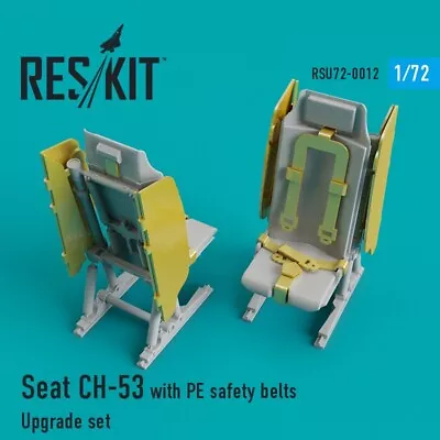 1/72 Reskit RSU72-0012 Seat CH-53 MH-53 With PE Safety Belts • $15