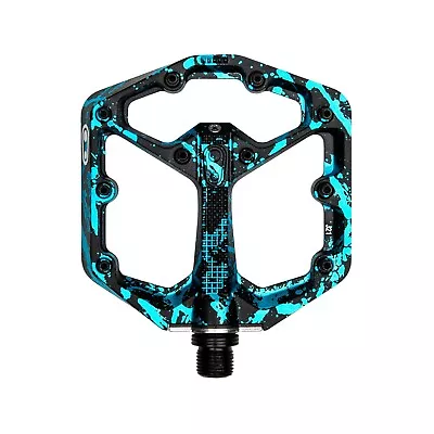 Crankbrothers Stamp 7 Bike Pedals - Splatter Paint Blue - Limited Edition • $129.99