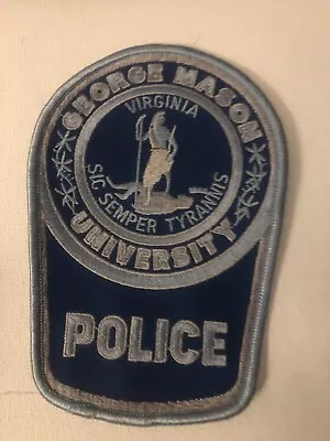 Virginia  Police  -   George Mason University  Police VA  Police Patch • $1.25