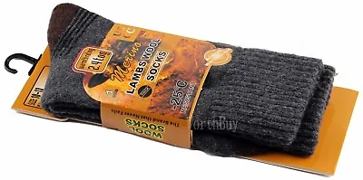 1 Pairs Mens Winter Warm Thermal Boots Heavy Duty Merino Wool Socks Size 10-13 • $6.25