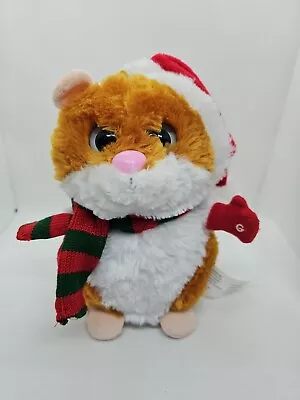 Gemmy Rapping Christmas Hamster Sings No Dancing As Is • £8.69