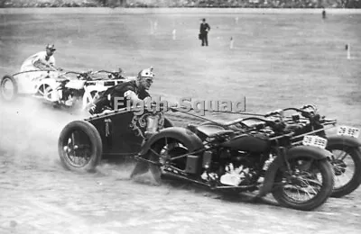 Picture Photo 1936 Chariot-motorcycle Racing In Australia 6x4in 7231 • $5.95