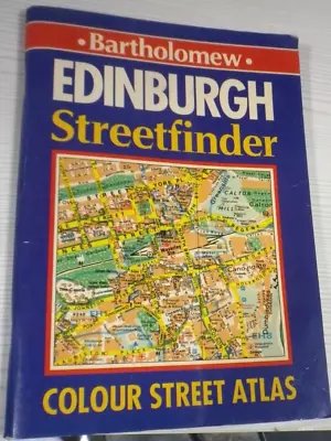 Edinburgh Streetfinder Colour Street Map By Bartholomew Sheet Map Paperback • £2.50