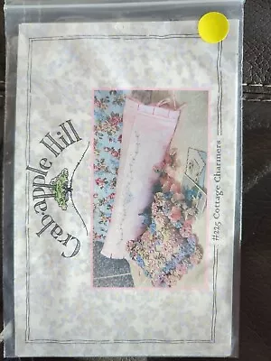 Crab Apple Hill #225 Cottage Charmers Sweet Embroidery Pattern 2004 Meg Hawkey • $9.99