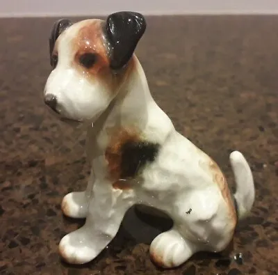 Vintage Ceramic Terrier Dog Figurine  • £10