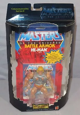 BATTLE ARMOR HE-MAN Commemorative Series II Limited Edition *NEW* MOTU 2001 • $54.99