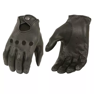 Milwaukee Leather SH869 Men's USA Deerskin Unlined Professional Driving Gloves • $29.99