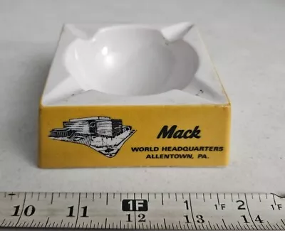 Vintage Mack World Headquarters Allentown PA Advertising Plastic Ashtray • $14.99