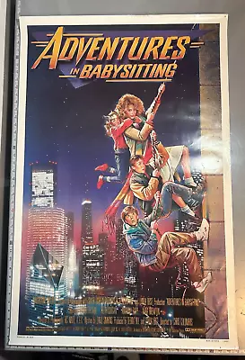 Adventures In Babysitting Original One Sheet Movie Poster - ROLLED 27x41 • $89.99