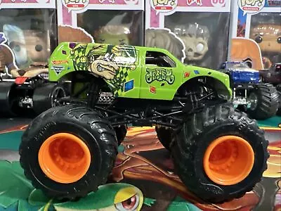 Hot Wheels Monster Jam Jester Green Truck 1:64 Scale Diecast Mattel Loose Toy • $9.99