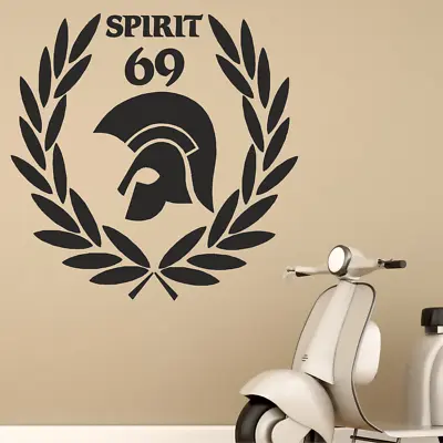 Trojan Wall Sticker Spirit Of 69 Skinhead Skins Logo Vinyl Decal 21 - 110cm • £9.49