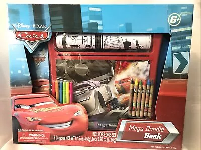 Disney Pixar Cars Mega Doodle Desk Travel Desk Roll Of Coloring Paper • $19.99