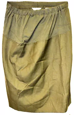 Marine Corps Women's Maternity Skirt  Green 2243  Cut 10 Style #240 Large • $14.95