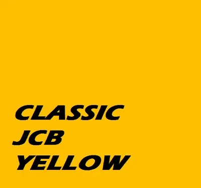 £19.95 • Buy CLASSIC JCB YELLOW PAINT Machinery Tractor 1ltr Of Enamel Paint Brush / Spray On