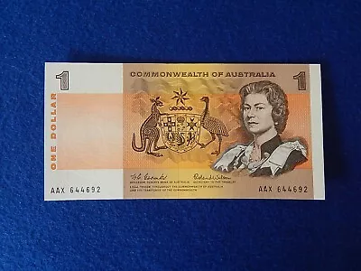 1966 Coombs Wilson Commonwealth Of Australia $1 One Dollar Banknote - High Grade • $45