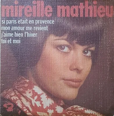 Mireille Mathieu Si Paris Etait En Provence EP 7  45rpm 1970 VG+ • £3.25