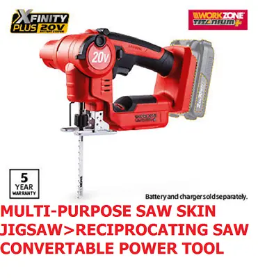 Rare Workzone Titanium Multi-purpose Saw Jig Reciprocating Skin Power Tool Diy • $199.95