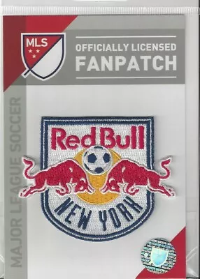 New York Red Bulls MLS Soccer Patch 3 1/4x2 1/2 Sew On Iron On Official Futball  • $12.95