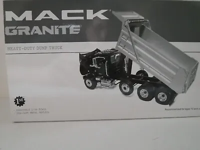 First Gear-prairie Co. Mack Granite Heavy Duty Tri-axle Dump Truck 19-3124-mnrfb • $139.99