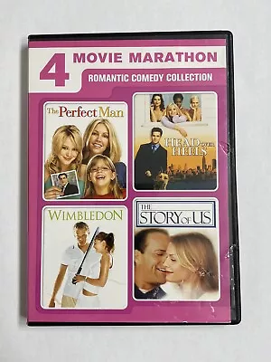 4 Movie Marathon: The Perfect Man/Head Over Heels/Wimbledon/The Story Of Us... • $6.10