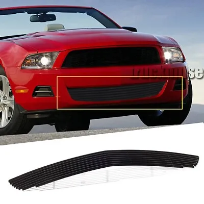 Black Grill For 2010 2011 2012 Ford Mustang Front Bumper Billet Grille Insert • $51.88