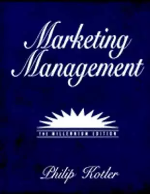 Marketing Management By Ph.D. Kotler Philip: Used • $7.28