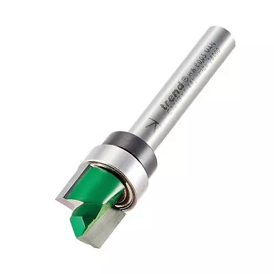 £22.75 • Buy Trend Router Bit C121B X 1/4 TC Template Guided Profile Trimmer Rebating 12.7mm 