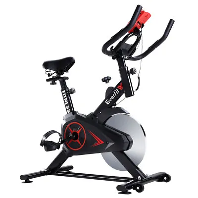 Everfit Spin Bike Exercise Bike Flywheel Cycling Home Gym Fitness Machine • $210.33