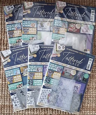 TATTERED LACE MAGAZINES -Choose From  Issue 81 - 104 Complete With Die Brand New • £13.95